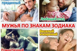 Мужья по знакам зодиака
