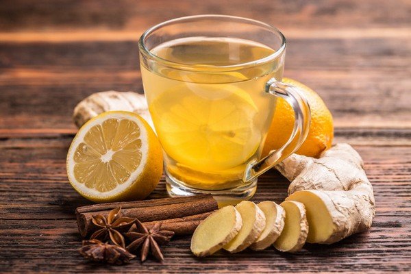 Картинки по запросу Имбирный чай с лимоном и мёдом